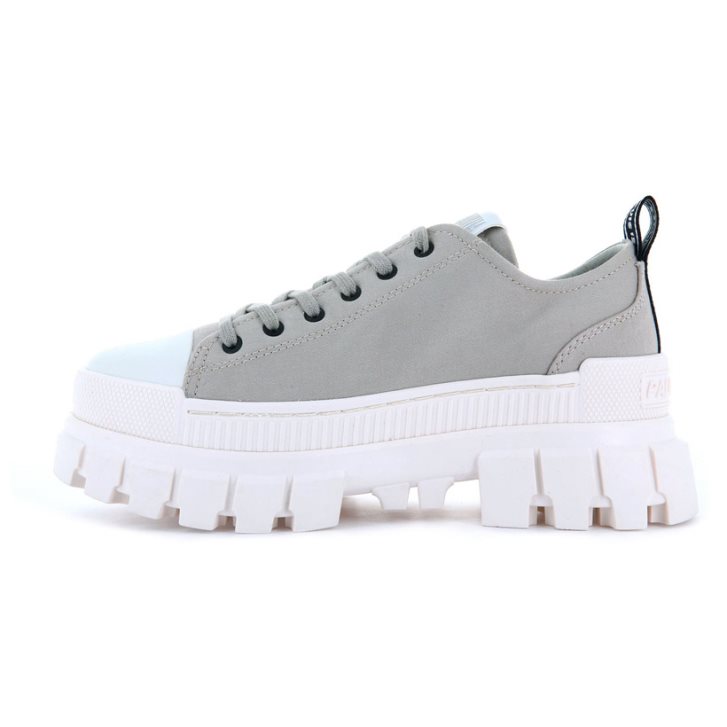 Palladium Revolt LO TX Platform Schoenen Dames Wit Grijs | NL 41BASRE